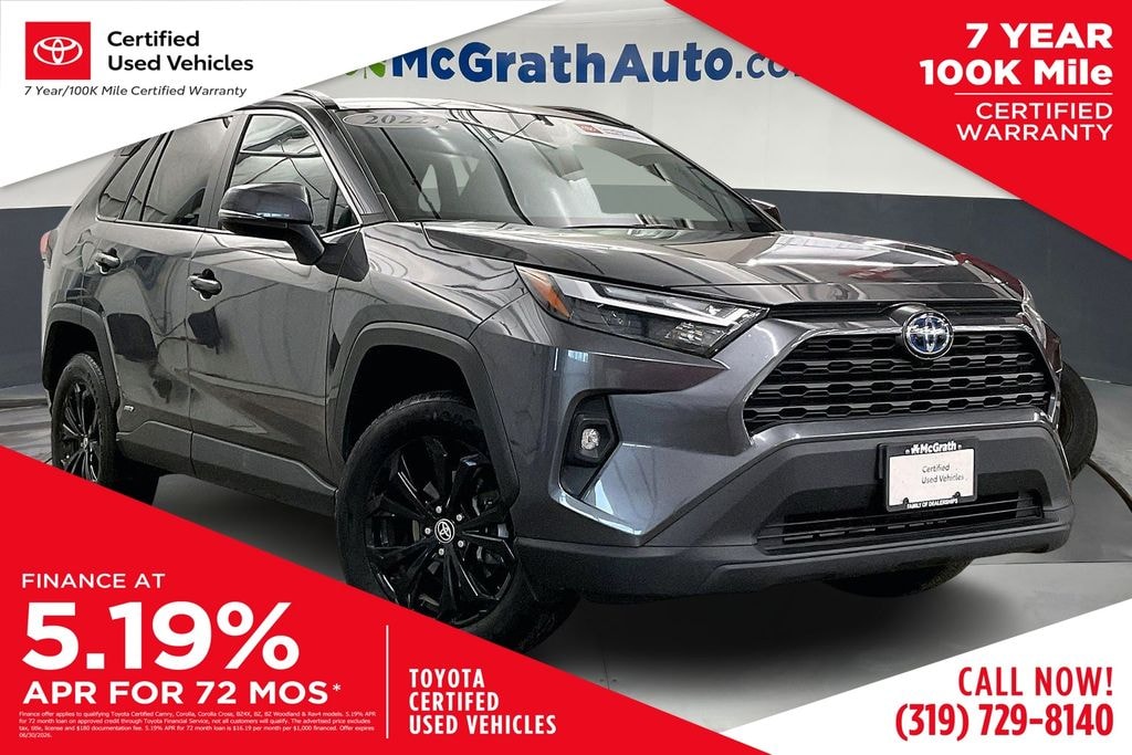 Certified 2022 Toyota RAV4 Hybrid XLE Premium SUV