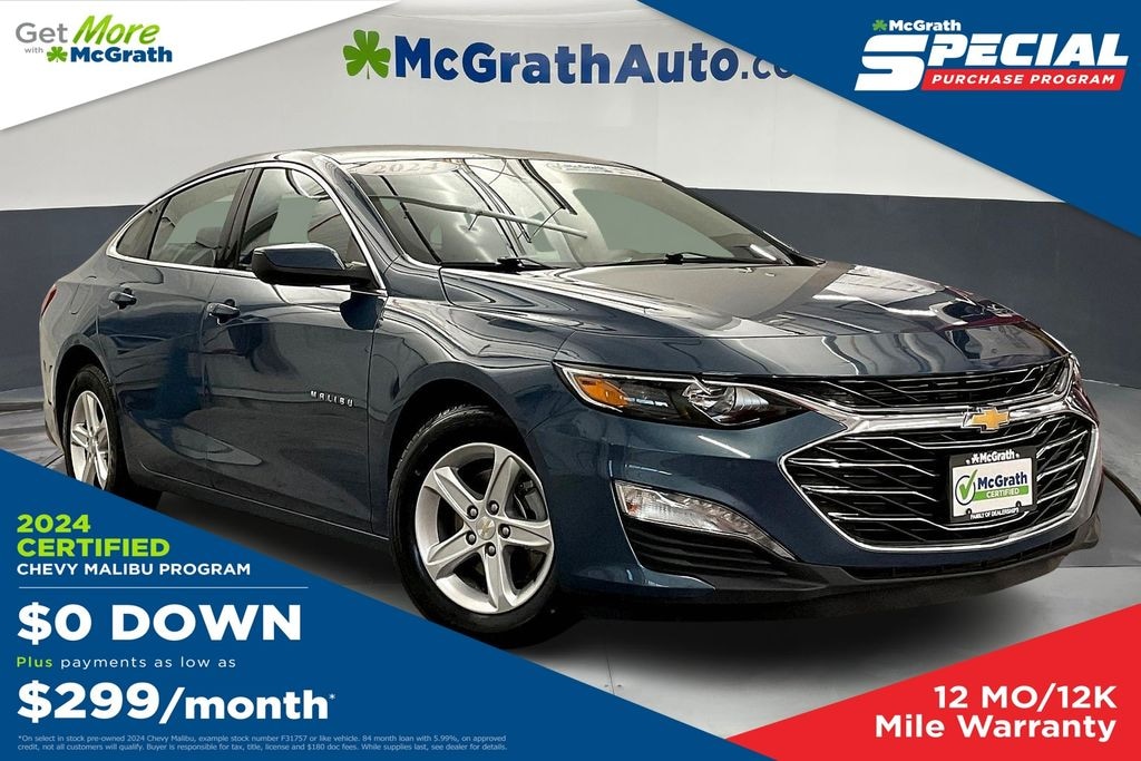 Used 2024 Chevrolet Malibu LT Sedan