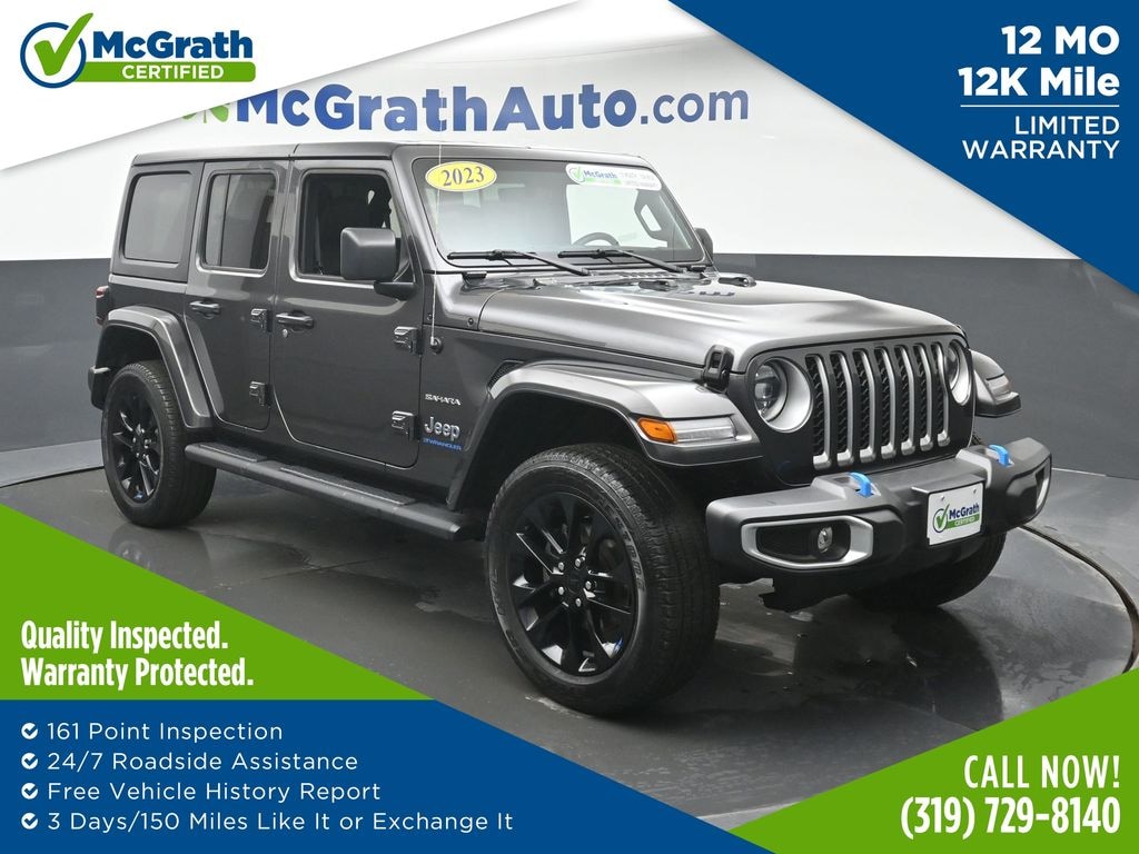 Certified 2023 Jeep Wrangler Sahara 4xe SUV