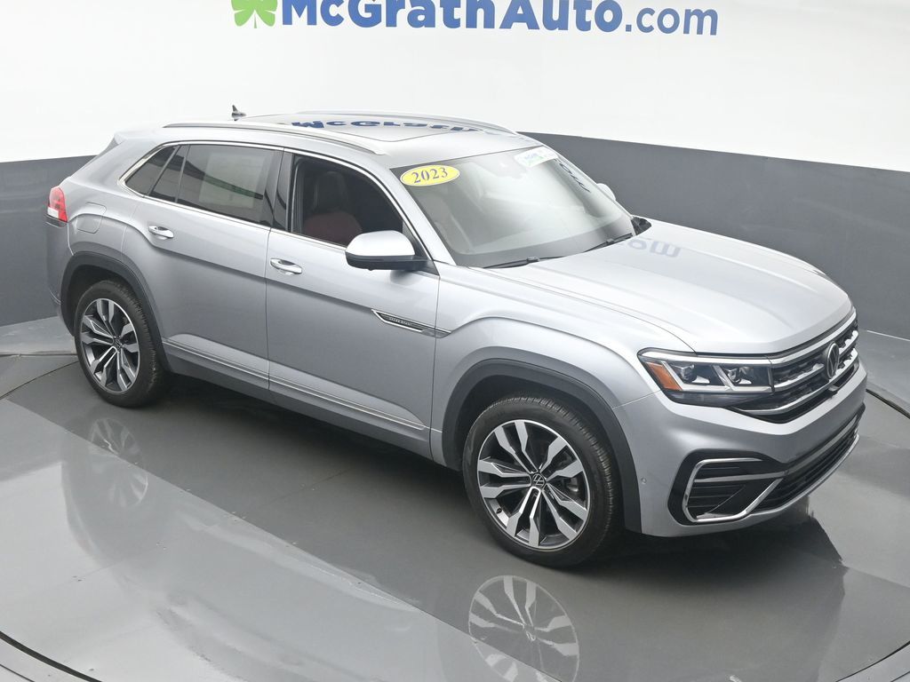 Used 2023 Volkswagen Atlas Cross Sport SEL Premium R-Line with VIN 1V2FE2CA3PC214970 for sale in Dubuque, IA