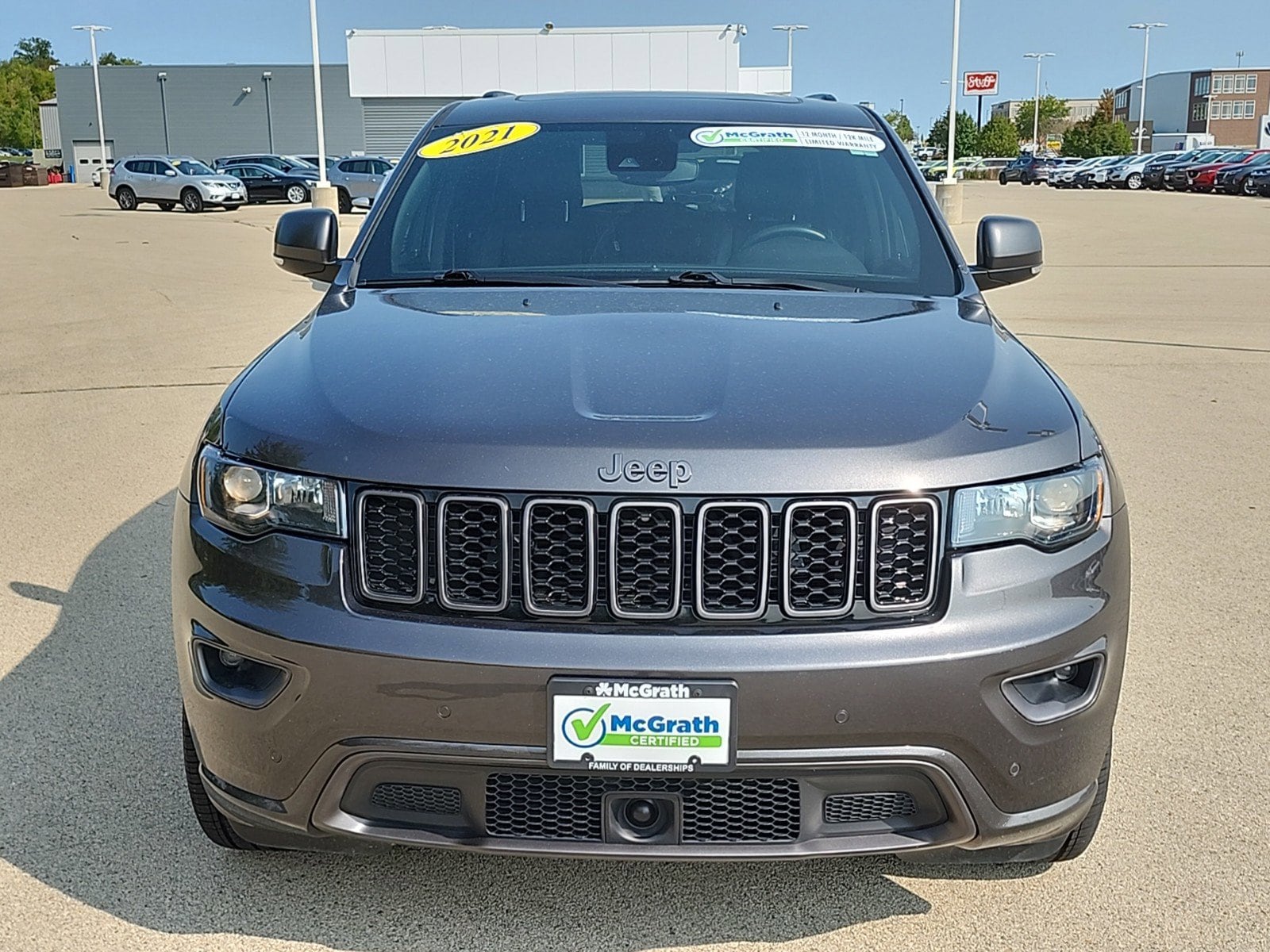 Used 2021 Jeep Grand Cherokee 80th Edition with VIN 1C4RJFBG1MC607370 for sale in Dubuque, IA