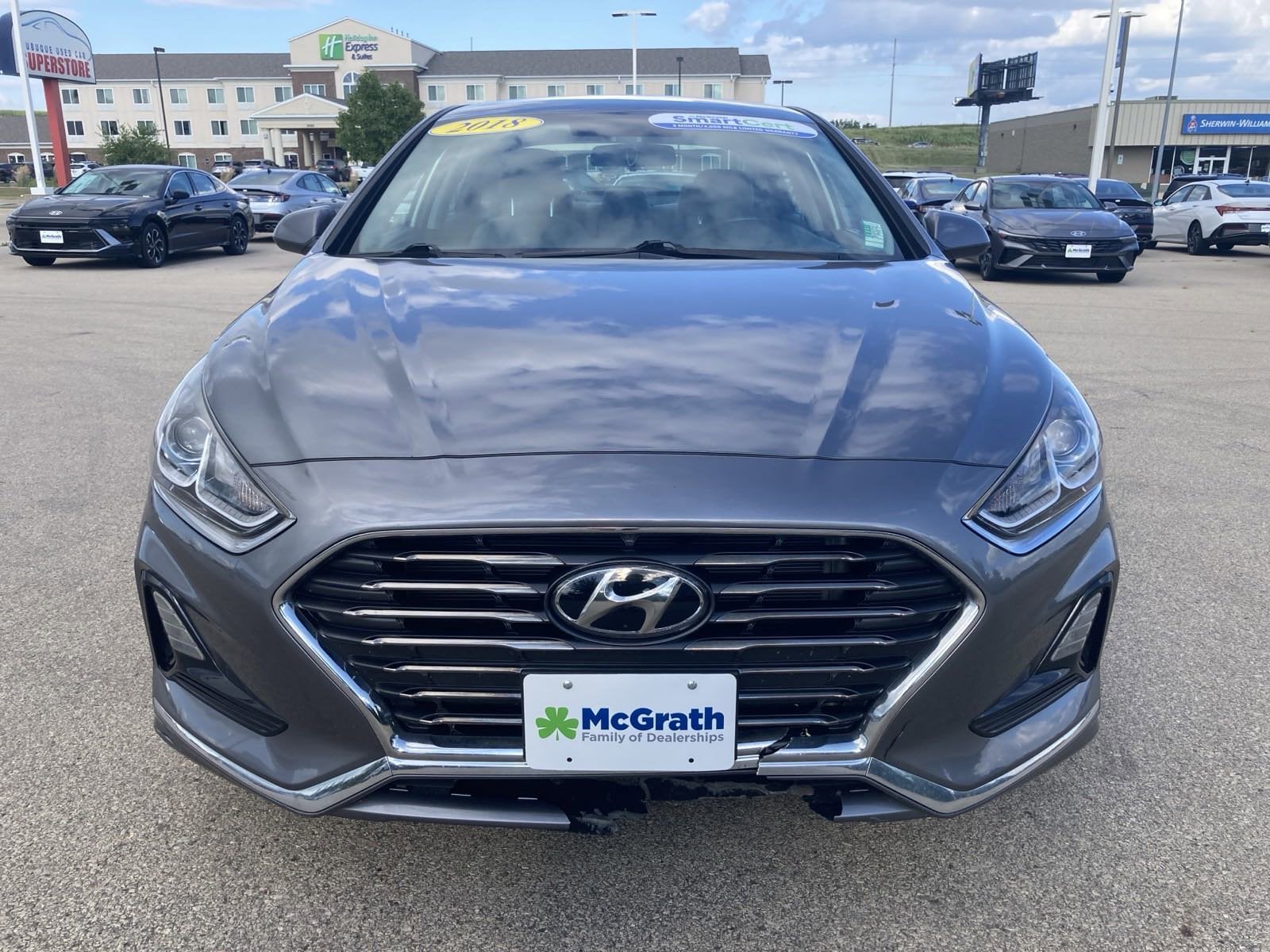 Used 2018 Hyundai Sonata SE with VIN 5NPE24AF6JH694160 for sale in Dubuque, IA