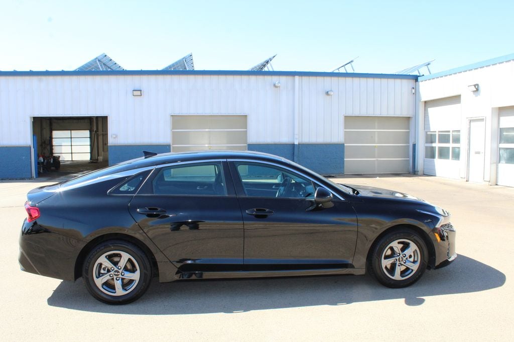 Used 2023 Kia K5 LXS with VIN 5XXG14J28PG221373 for sale in Dubuque, IA