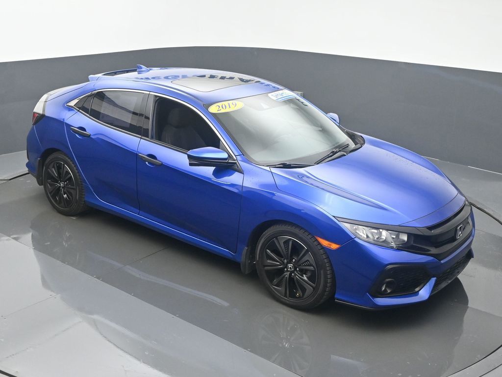 Used 2019 Honda Civic Hatchback EX with VIN SHHFK7H64KU210593 for sale in Dubuque, IA