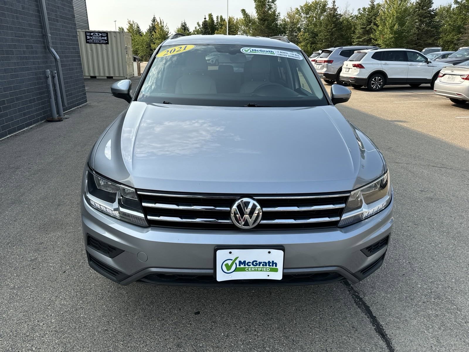 Used 2021 Volkswagen Tiguan SE with VIN 3VV2B7AX8MM022341 for sale in Dubuque, IA