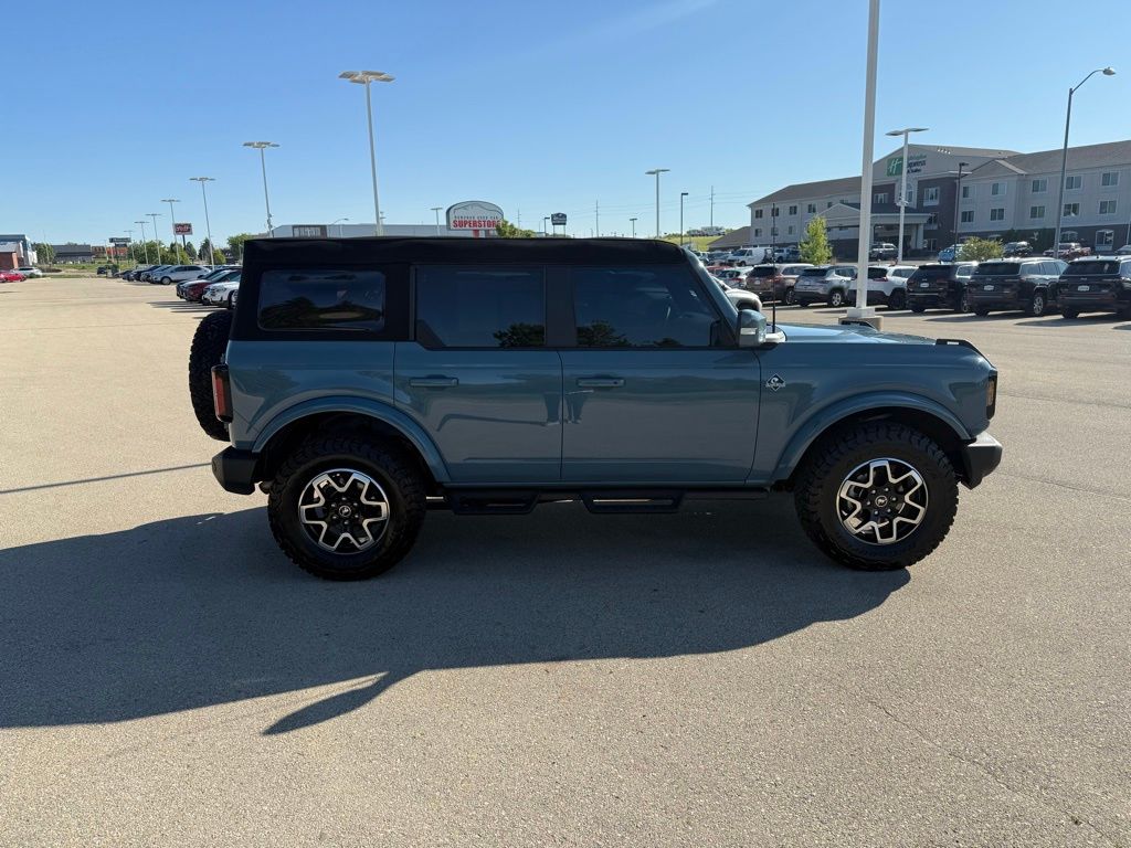 Used 2023 Ford Bronco 4-Door Outer Banks with VIN 1FMEE5BP2PLB34303 for sale in Dubuque, IA