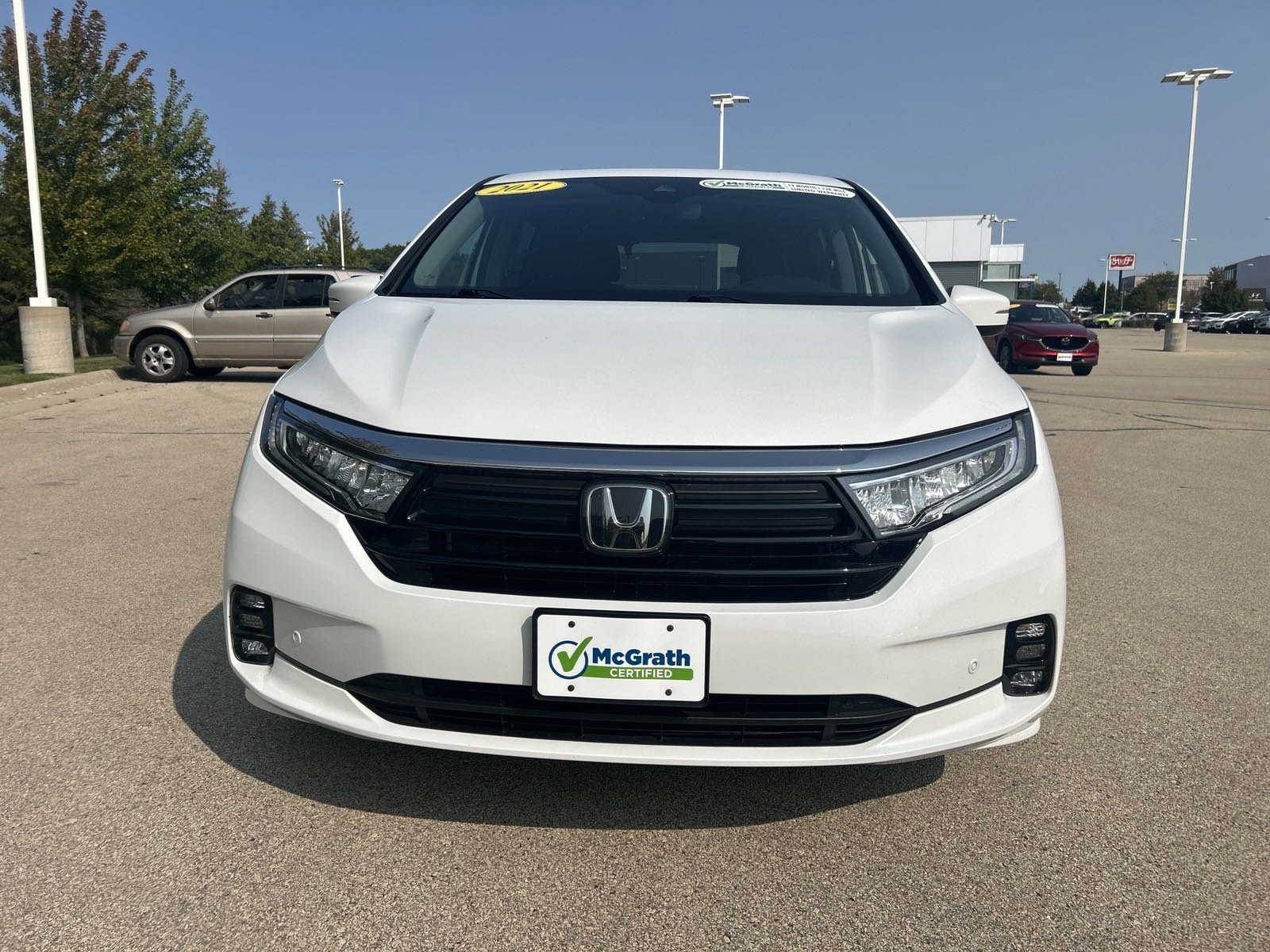 Used 2021 Honda Odyssey Touring with VIN 5FNRL6H89MB023683 for sale in Dubuque, IA