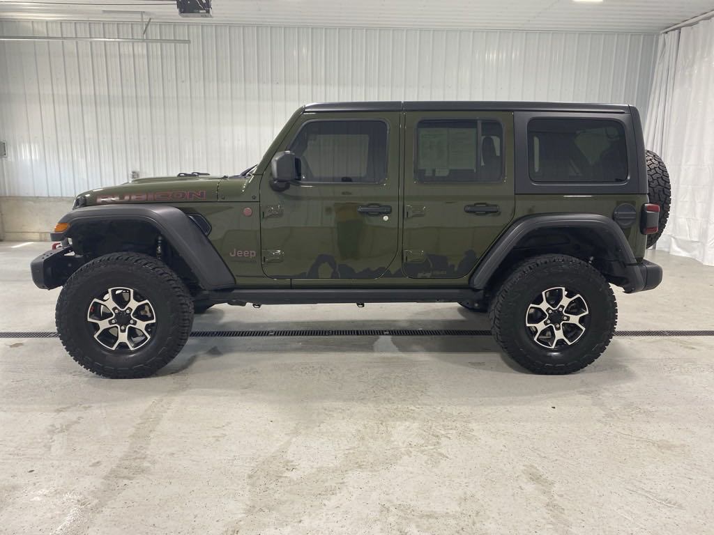 Certified 2021 Jeep Wrangler Unlimited Rubicon with VIN 1C4HJXFG9MW705668 for sale in Alpena, MI