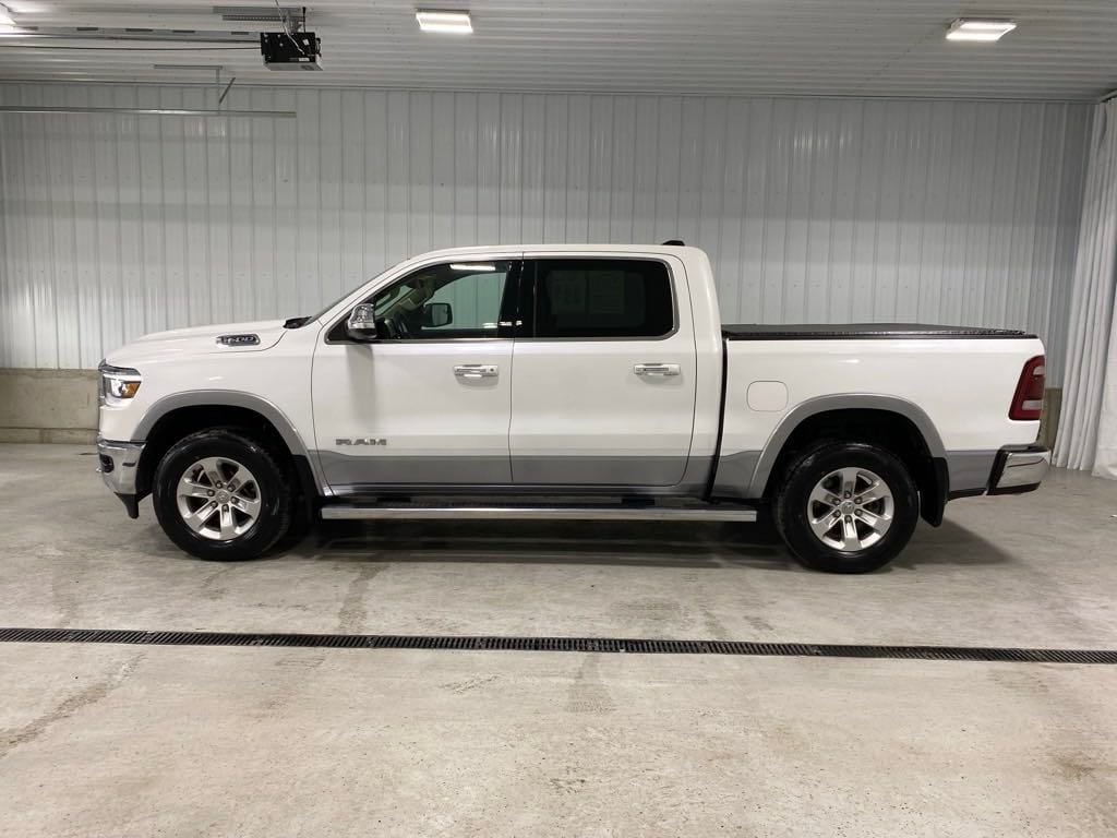 Used 2021 RAM Ram 1500 Pickup Laramie with VIN 1C6SRFJT0MN658170 for sale in Alpena, MI