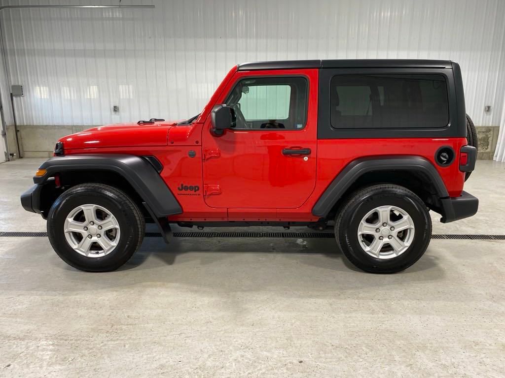 Used 2023 Jeep Wrangler 2-Door Sport S with VIN 1C4GJXAN0PW566312 for sale in Alpena, MI