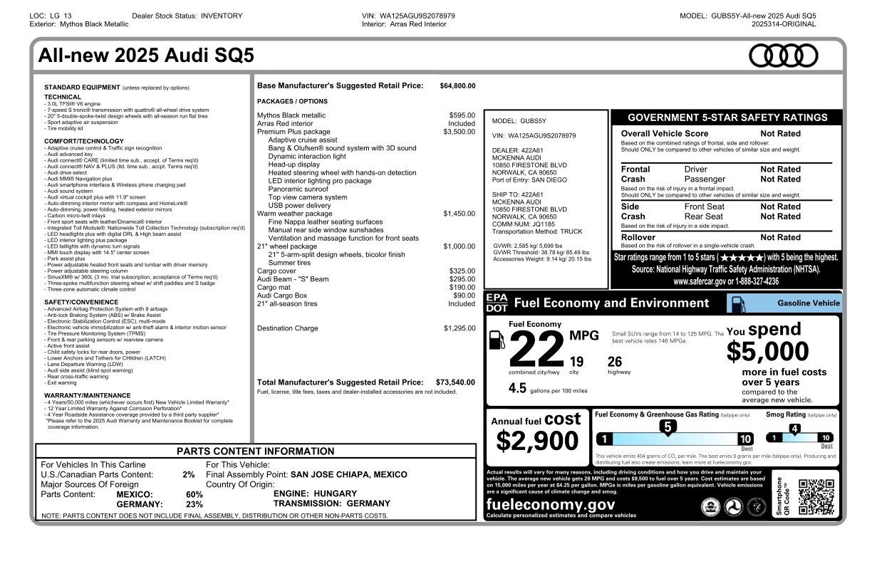 2025 Audi SQ5 Premium Plus - Photo 5