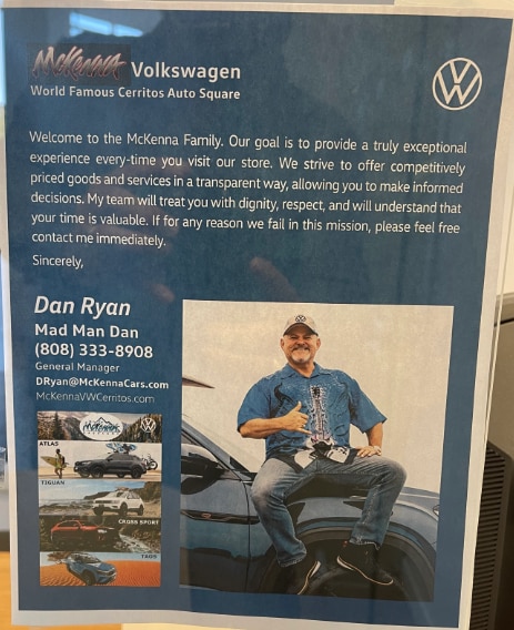 Welcome to Your Volkswagen Trial Offer