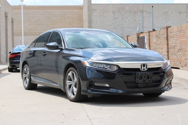 Used 2018 Honda Accord EX-L with VIN 1HGCV1F63JA101739 for sale in Mckinney, TX