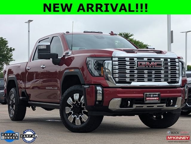 Volcanic Red Tintcoat 2024 GMC Sierra 2500HD Denali Crew Cab 4WD Pickup Truck Four-Wheel Drive Automatic