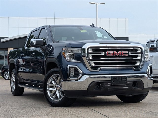 Used 2021 GMC Sierra 1500 SLT with VIN 3GTU9DED1MG154065 for sale in Mckinney, TX