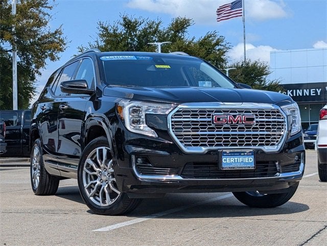 Certified 2023 GMC Terrain Denali with VIN 3GKALXEG7PL254719 for sale in Mckinney, TX