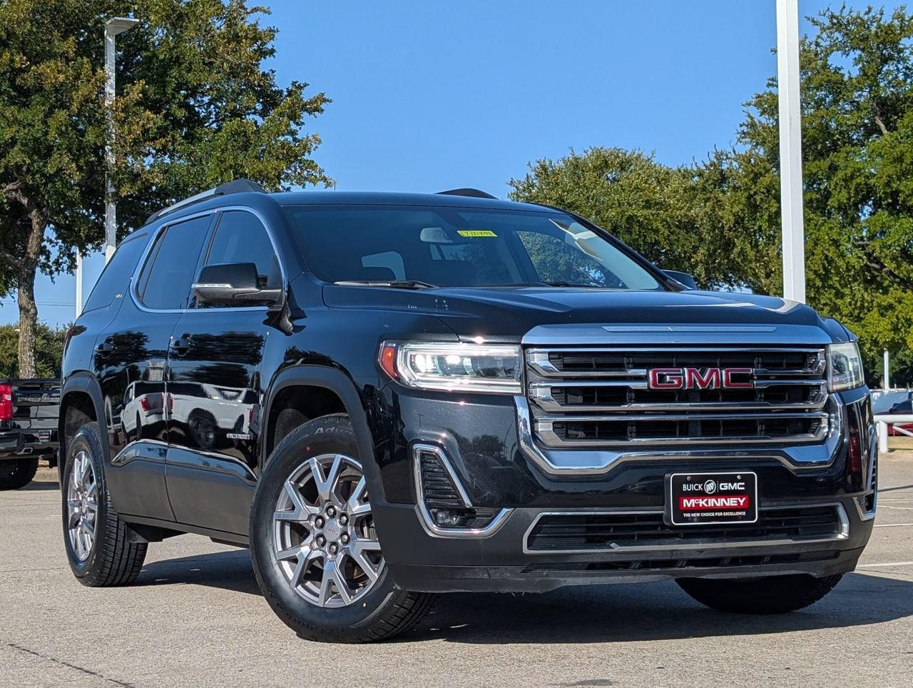 Used 2020 GMC Acadia SLT with VIN 1GKKNMLS5LZ121898 for sale in Mckinney, TX
