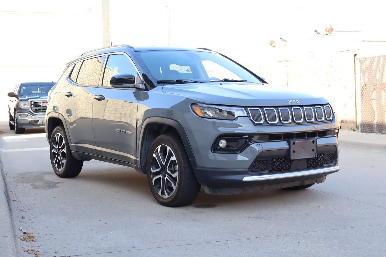Used 2022 Jeep Compass Limited with VIN 3C4NJDCB3NT190488 for sale in Mckinney, TX