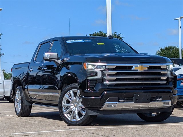 Certified 2025 Chevrolet Silverado 1500 High Country with VIN 1GCUKJEL4SZ107099 for sale in Mckinney, TX