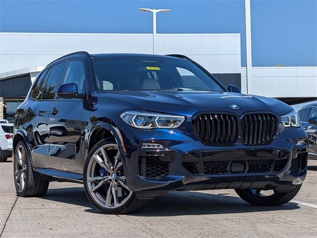 Used 2021 BMW X5 M50i with VIN 5UXJU4C0XM9E54299 for sale in Mckinney, TX