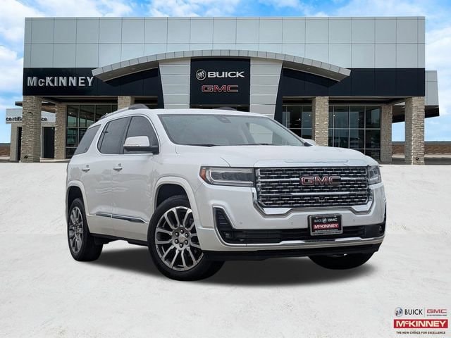 White Frost Tricoat 2023 GMC Acadia Denali FWD SUV / Crossover Front-Wheel Drive Automatic