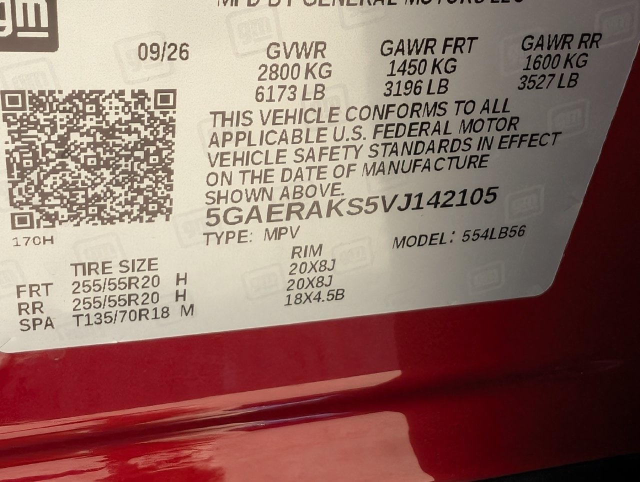 New 2027 Cherry Red Tintcoat Buick Preferred image 22