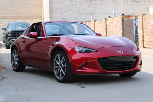 Used 2022 Mazda MX-5 Miata RF Grand Touring with VIN JM1NDAM73N0504654 for sale in Mckinney, TX