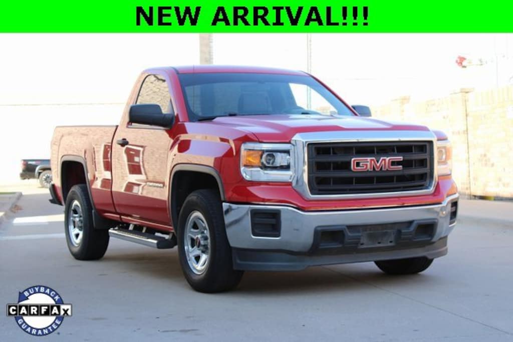 Used 2014 GMC Sierra 1500 Regular Cab Standard Box 2-Wheel Drive Truck Regular Cab