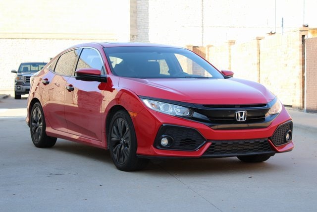 Used 2017 Honda Civic Hatchback EX with VIN SHHFK7H54HU208715 for sale in Mckinney, TX