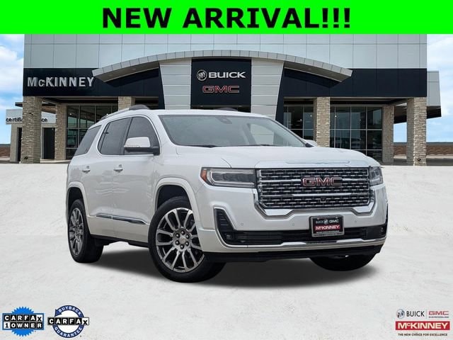 White Frost Tricoat 2023 GMC Acadia Denali FWD SUV / Crossover Front-Wheel Drive Automatic