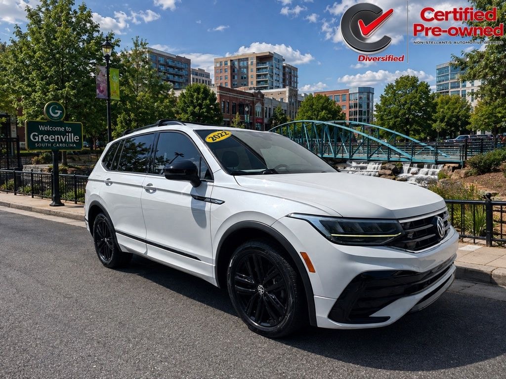Certified 2022 Volkswagen Tiguan 2.0T SE R-Line Black SUV