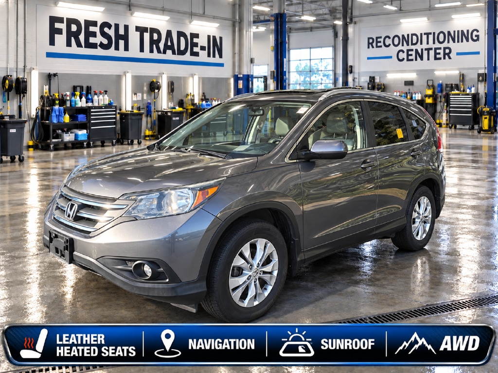 Used 2013 Honda CR-V EX-L with VIN 2HKRM4H70DH619288 for sale in Easley, SC