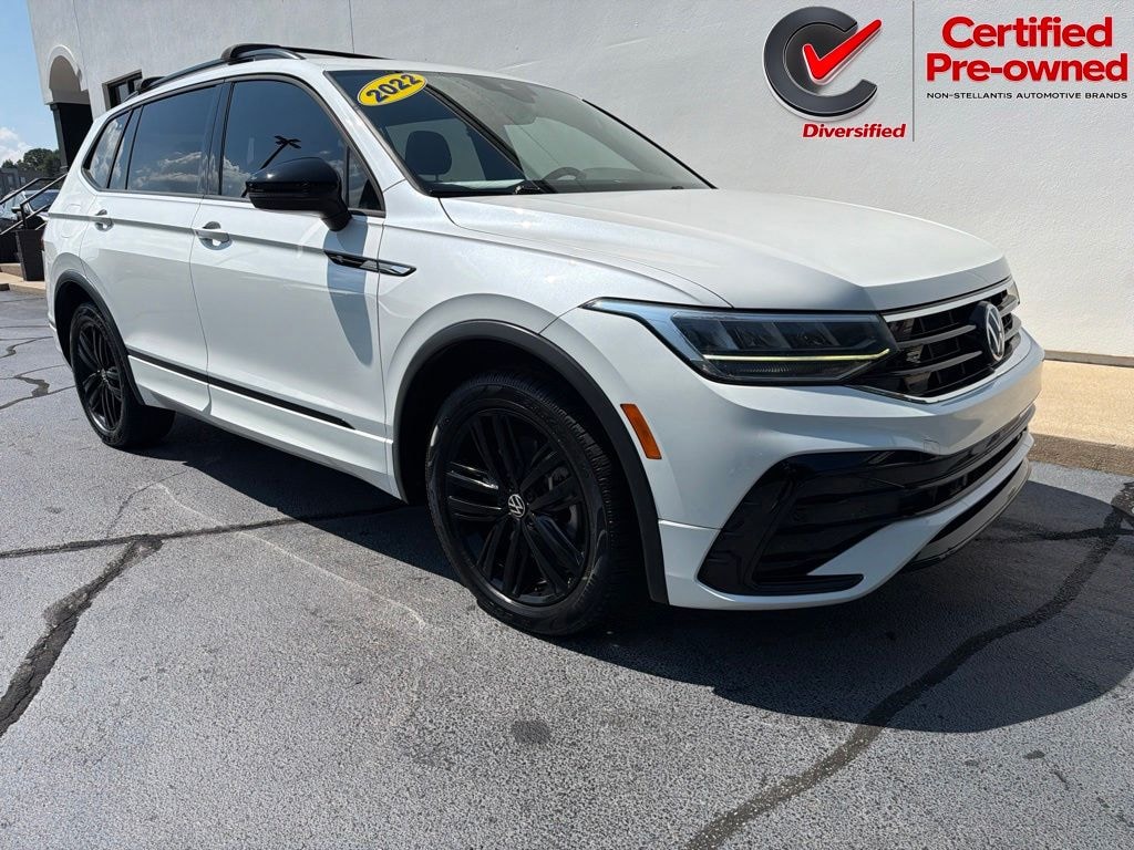 Certified 2022 Volkswagen Tiguan 2.0T SE R-Line Black SUV