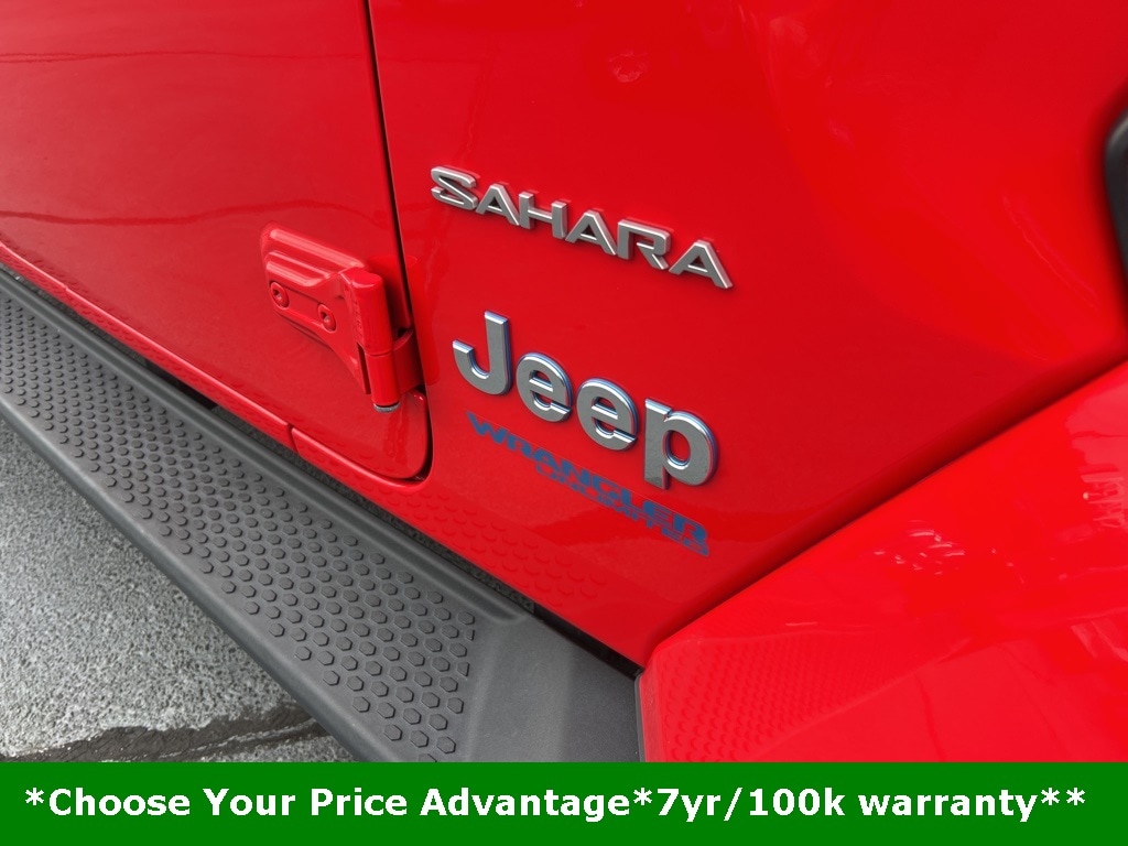 Certified 2021 Jeep Wrangler Unlimited Sahara 4XE with VIN 1C4JJXP65MW704721 for sale in Easley, SC
