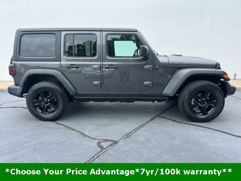 Certified 2022 Jeep Wrangler Unlimited Altitude with VIN 1C4HJXDG0NW223451 for sale in Easley, SC