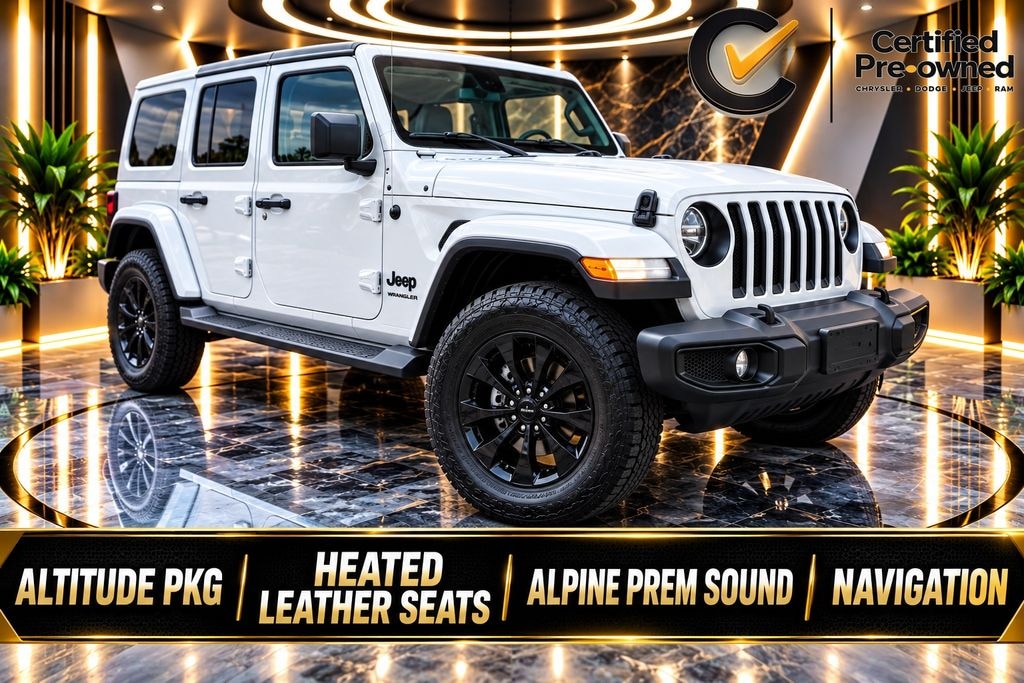 Certified 2021 Jeep Wrangler Unlimited Sahara Altitude SUV