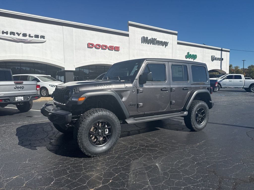 New 2025 Jeep Wrangler 4-DOOR WILLYS Sport Utility