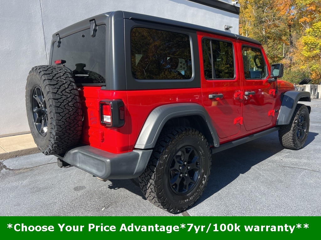 Used 2020 Jeep Wrangler Unlimited Willys SUV
