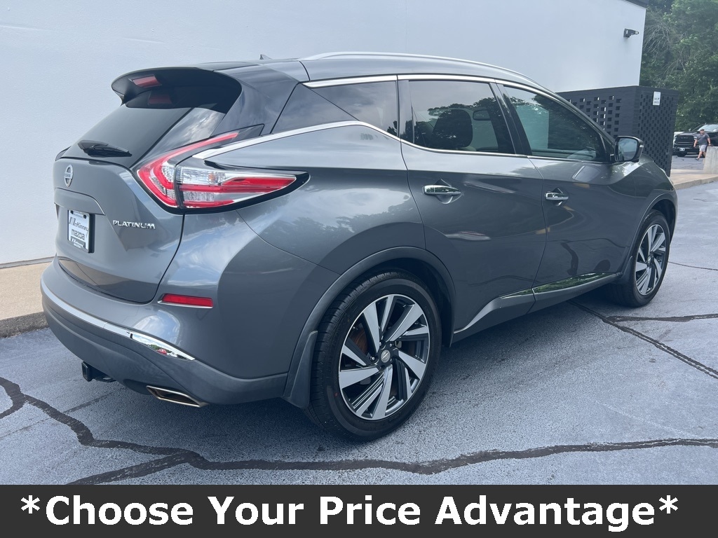 Used 2015 Nissan Murano Platinum with VIN 5N1AZ2MG6FN274212 for sale in Easley, SC
