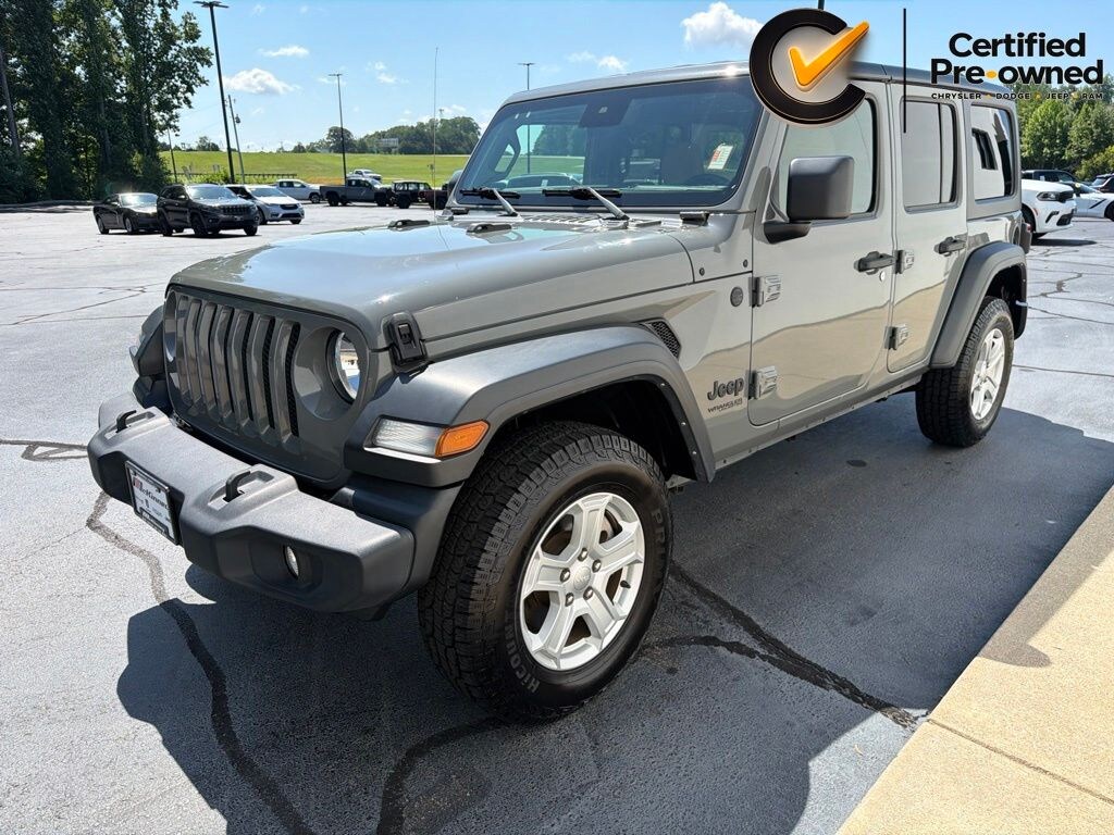 Certified 2022 Jeep Wrangler Unlimited Sport S SUV