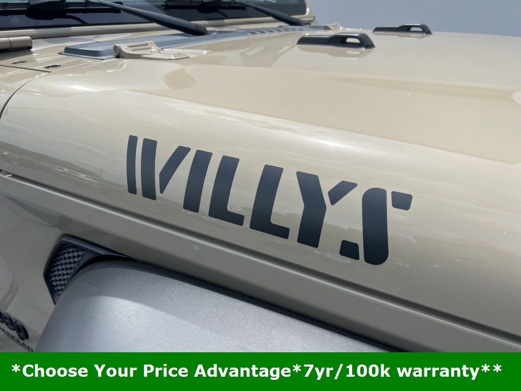 Certified 2022 Jeep Wrangler Unlimited Willys with VIN 1C4HJXDNXNW269030 for sale in Easley, SC