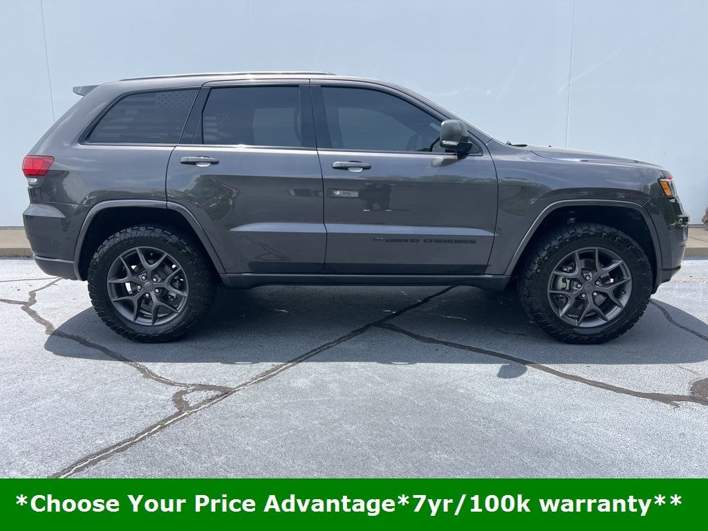 Certified 2021 Jeep Grand Cherokee 80th Edition with VIN 1C4RJFBGXMC745960 for sale in Easley, SC