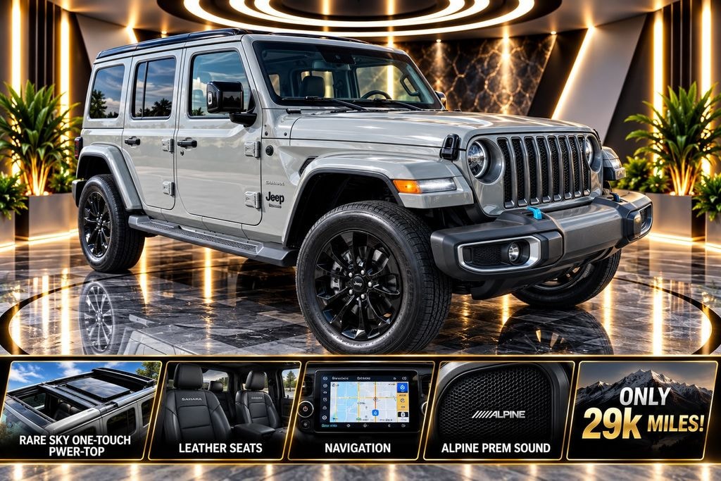 Certified 2023 Jeep Wrangler Sahara 4xe SUV