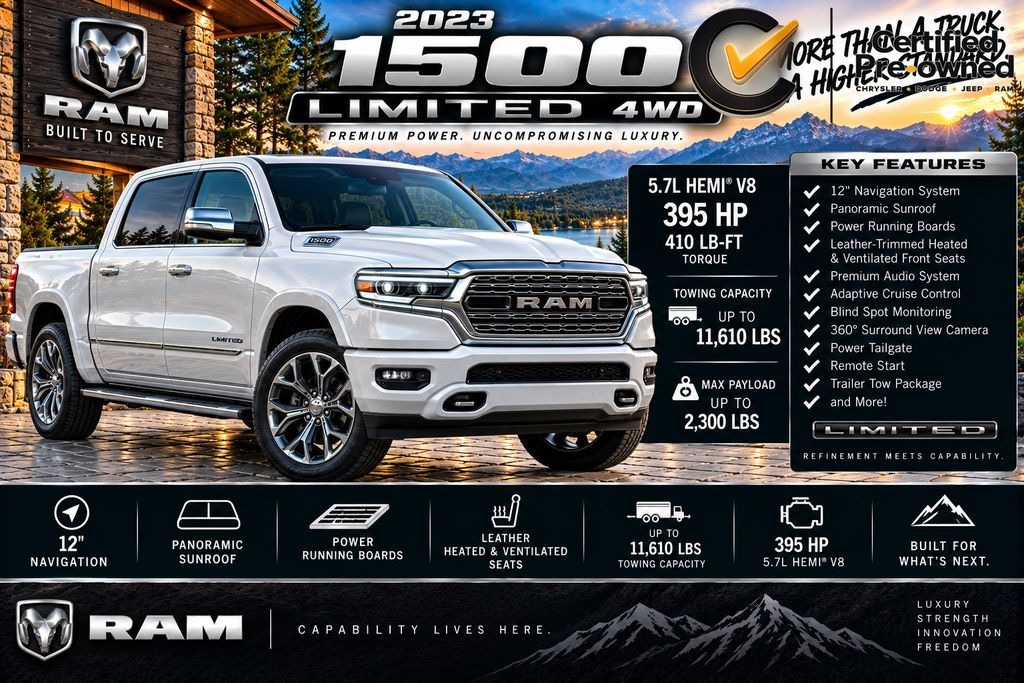 Certified 2023 Ram 1500 Limited Truck