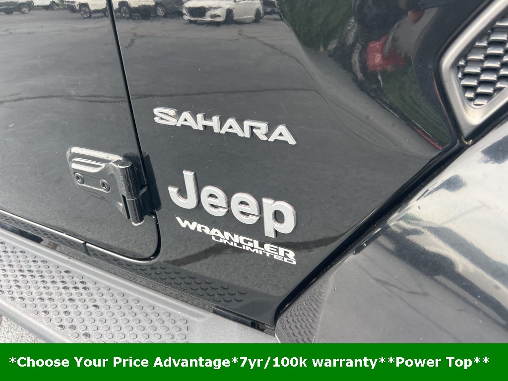 Certified 2020 Jeep Wrangler Unlimited Sahara with VIN 1C4HJXEN9LW242767 for sale in Easley, SC