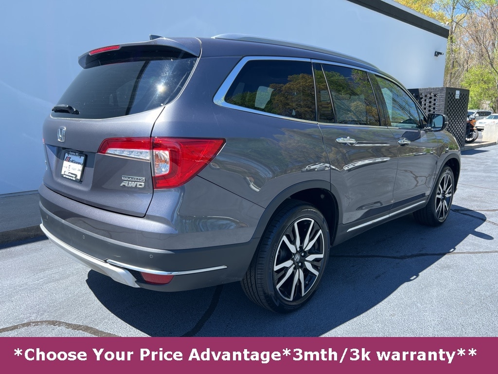 Certified 2021 Honda Pilot Touring with VIN 5FNYF6H90MB075778 for sale in Easley, SC