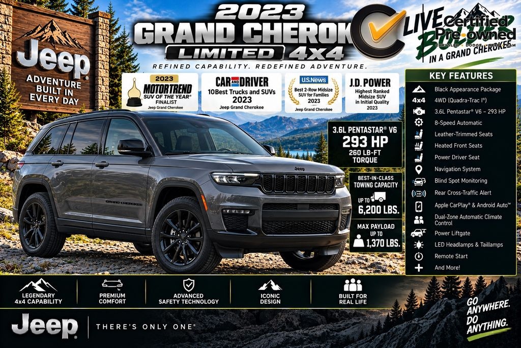 Certified 2023 Jeep Grand Cherokee Limited SUV