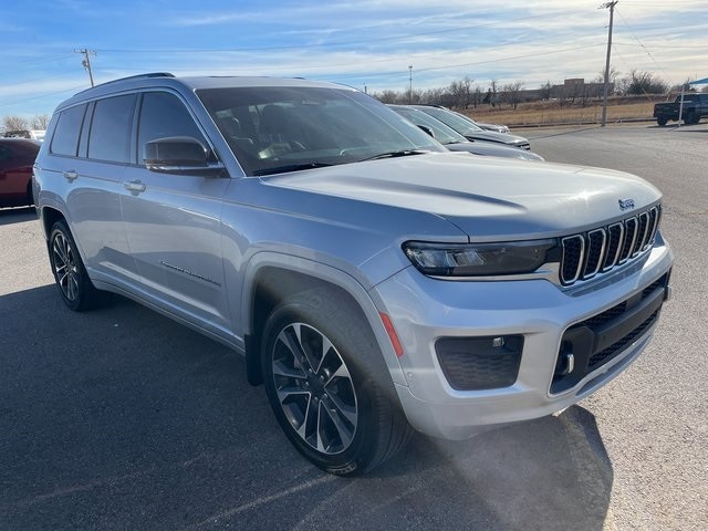 Used 2021 Jeep Grand Cherokee L Overland with VIN 1C4RJKDT3M8198259 for sale in Clinton, OK