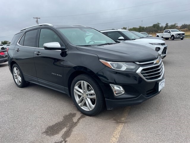 Used 2019 Chevrolet Equinox Premier with VIN 2GNAXPEX8K6260985 for sale in Clinton, OK
