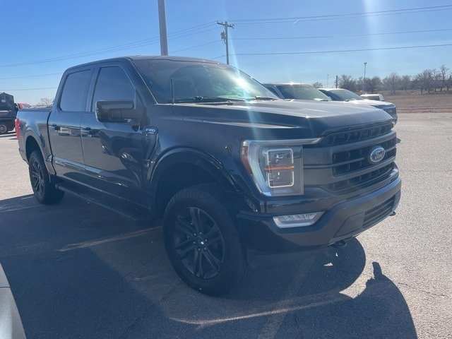 Used 2021 Ford F-150 Lariat with VIN 1FTFW1E56MFB42410 for sale in Clinton, OK